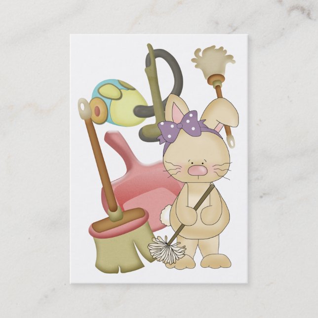 Carte De Visite Service de nettoyage - SRF (Devant)