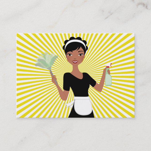 Carte De Visite Service de nettoyage - SRF (Devant)