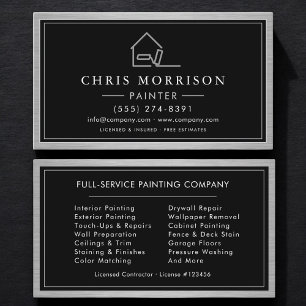 Carte De Visite Service de peinture métallique pour maisons