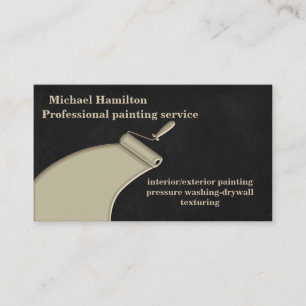 Carte De Visite Service de peinture moderne et élégant professionn