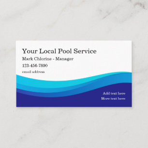 Carte De Visite Service de piscine local