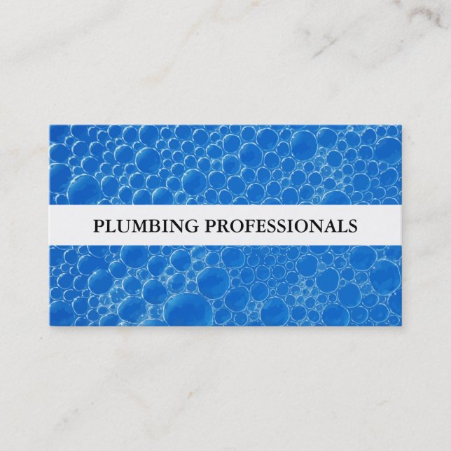 Carte De Visite Service de plomberie (Devant)