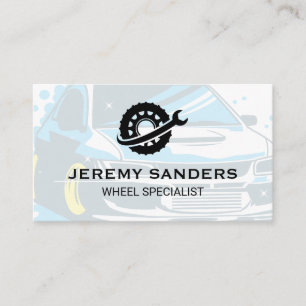 Carte De Visite Service de pneu et de roue Pièces automobiles