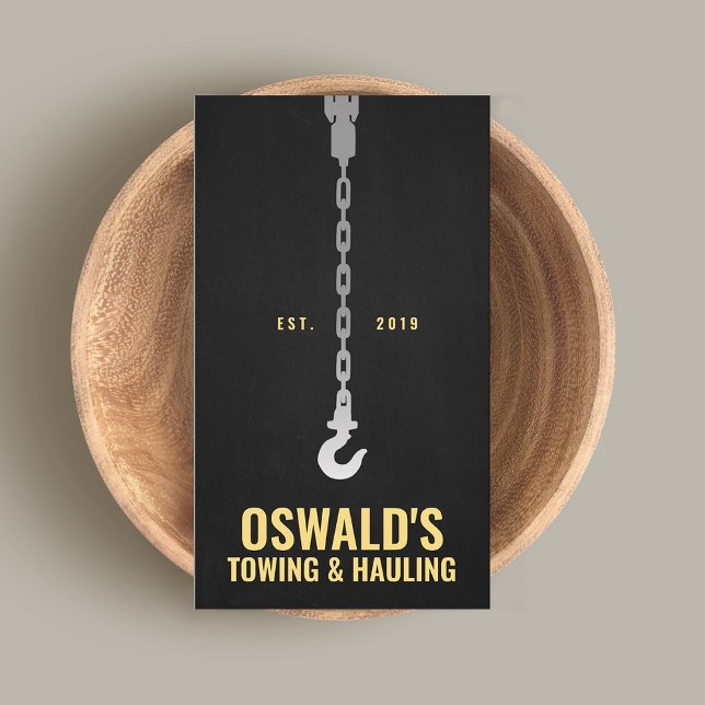 Carte De Visite Service de remorquage et de remorquage (Créateur téléchargé)