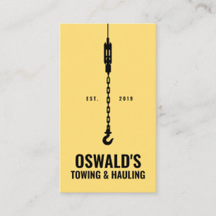Carte De Visite Service de remorquage et de remorquage