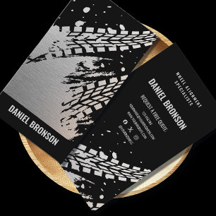 Carte De Visite Service de réparation mécanique automobile moderne