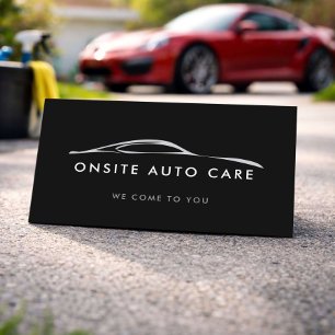 Carte De Visite Service de soin automobile mobile