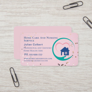 Carte De Visite Service de soins à domicile et de soins infirmiers