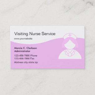 Carte De Visite Service de soins infirmiers à domicile