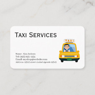 Carte De Visite Service de taxi