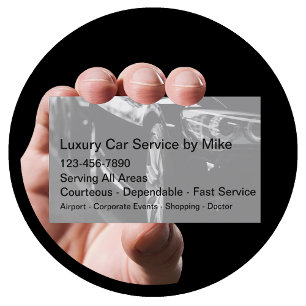 Carte De Visite Service de taxi de luxe Classy Taxi Business de tr