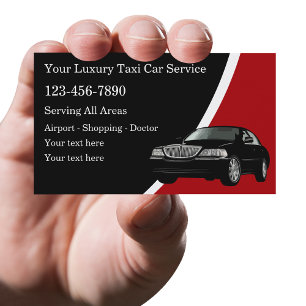 Carte De Visite Service de taxi de luxe et de classe