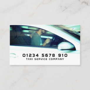 Carte De Visite Service de taxi pour chauffeur, Tarifs