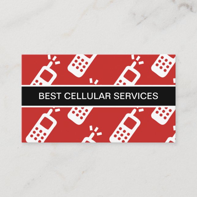 Carte De Visite Service de téléphonie mobile cellulaire (Devant)