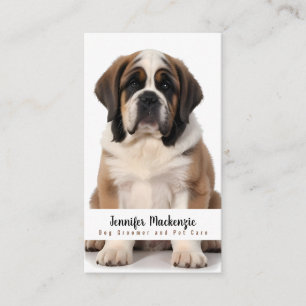 Carte De Visite Service de toilettage de chien mignon Soins pour a