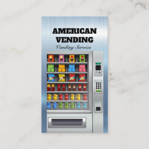 Carte De Visite Service de vente Aliments Snack Fournisseur Métal 