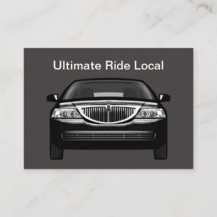 Carte De Visite Service de voiture de luxe pour la réservation de