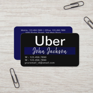 Carte De Visite Service De Voiture Moderne Classique Élégant Ou Co