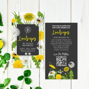 Carte De Visite Service d'entretien de pelouse naturelle Promo Dan