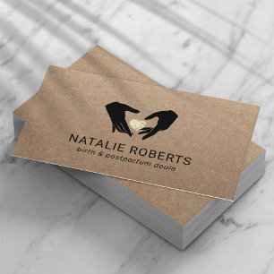 Carte De Visite Service Doula de naissance et post-partum de sage-