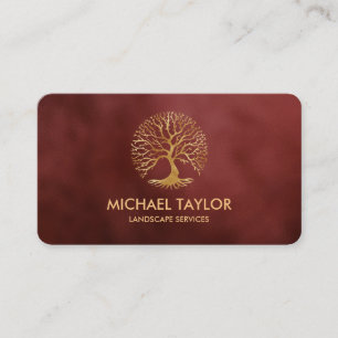 Carte De Visite service paysagiste professionnel et soin de pelous