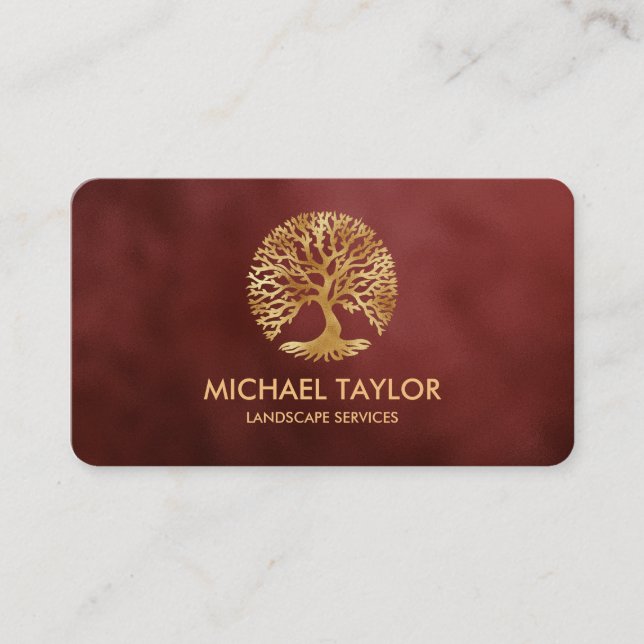 Carte De Visite service paysagiste professionnel et soin de pelous (Devant)