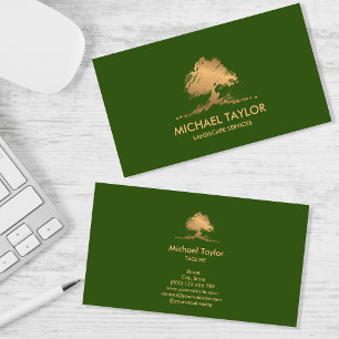 Carte De Visite service paysagiste professionnel et soin de pelous