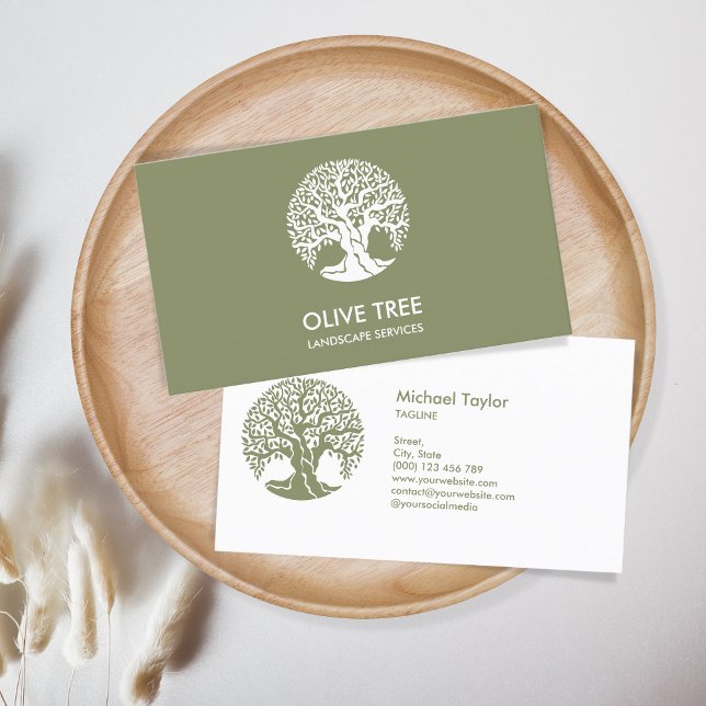 Carte De Visite service paysagiste professionnel et soin de pelous (Créateur téléchargé)