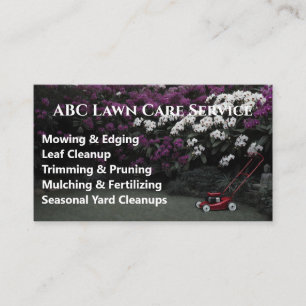 Carte De Visite Service Premium Lawnpro