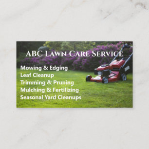 Carte De Visite Service Premium Lawnpro