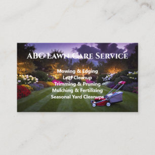 Carte De Visite Service Premium Lawnpro
