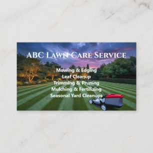 Carte De Visite Service Premium Lawnpro