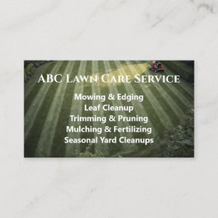 Carte De Visite Service Premium Lawnpro