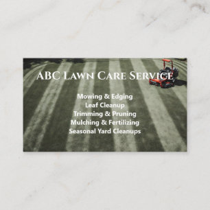 Carte De Visite Service Premium Lawnpro