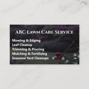 Carte De Visite Service Premium Lawnpro