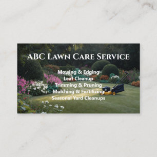 Carte De Visite Service Premium Lawnpro