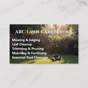 Carte De Visite Service Premium Lawnpro