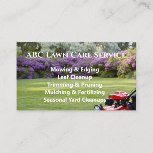 Carte De Visite Service Premium Lawnpro