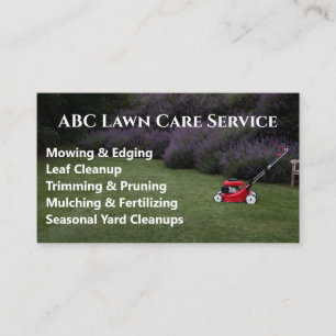 Carte De Visite Service Premium Lawnpro