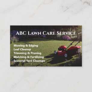 Carte De Visite Service Premium Lawnpro