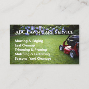 Carte De Visite Service Premium Lawnpro