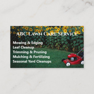 Carte De Visite Service Premium Lawnpro