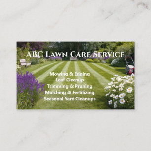 Carte De Visite Service Premium Lawnpro