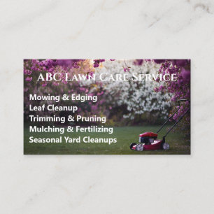 Carte De Visite Service Premium Lawnpro