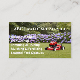 Carte De Visite Service Premium Lawnpro