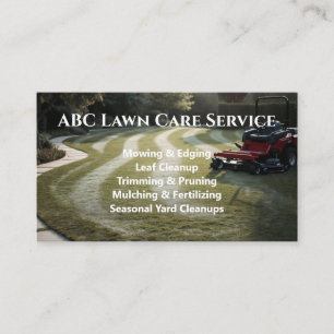 Carte De Visite Service Premium Lawnpro