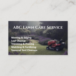 Carte De Visite Service Premium Lawnpro