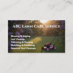 Carte De Visite Service Premium Lawnpro