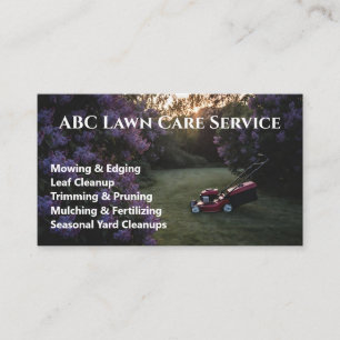 Carte De Visite Service Premium Lawnpro