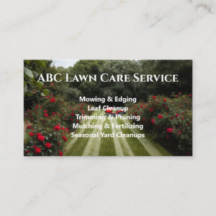 Carte De Visite Service Premium Lawnpro